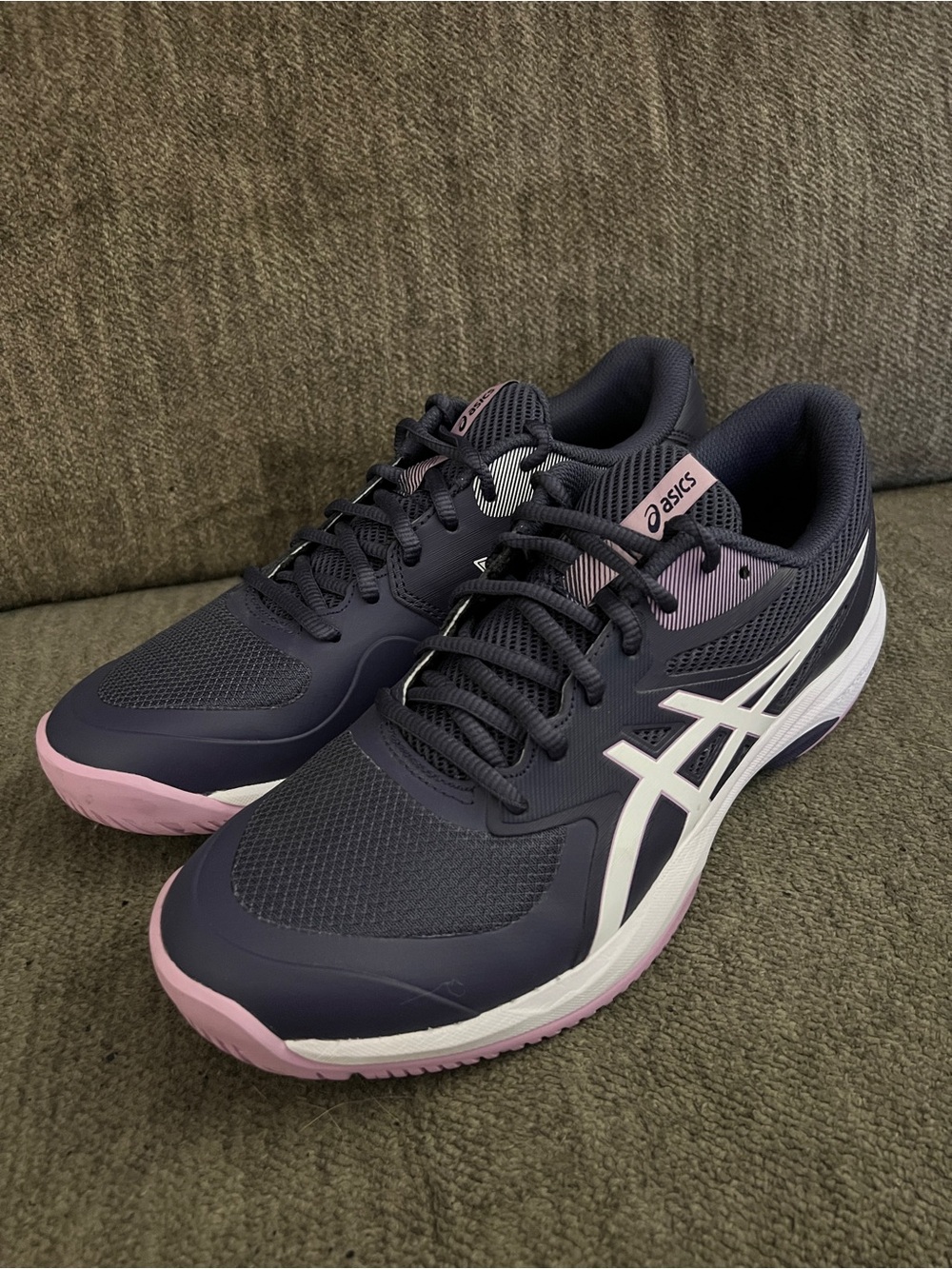 ASICS Game FF Tennis Shoes Indigo Fog Pink Women's Size 9.5 EUC